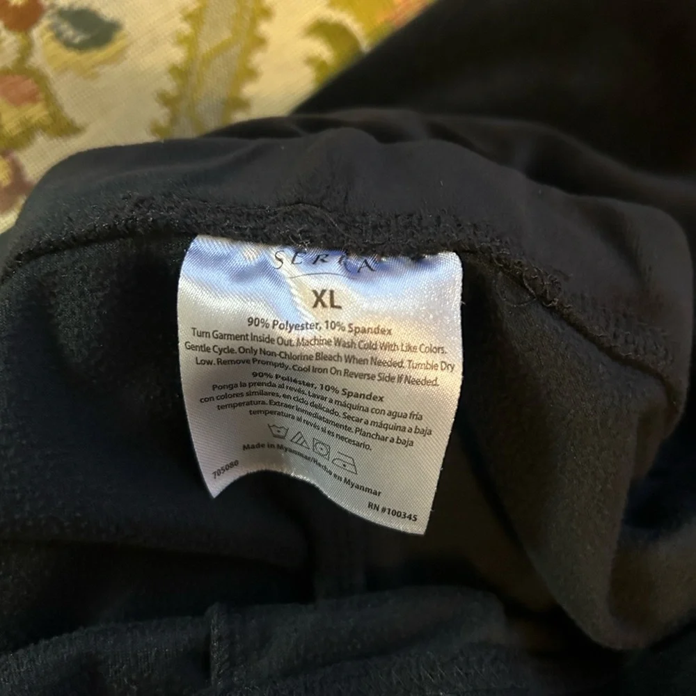 3 pair Serra Ladies Ultra Plush Lucious warm Velour Leggings 1 pr NWT, 2 EUC - Picture 3 of 6